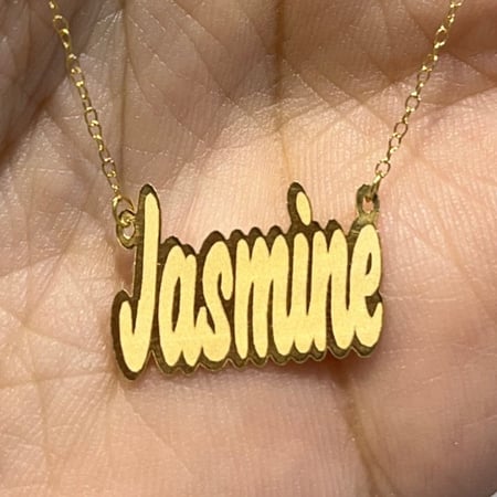 عقد الاسم - ذهب