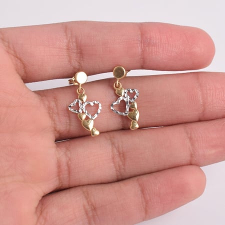 حلق ذهب -وزن ذهب 1.84-عيار 18