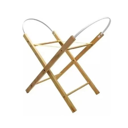 سرير سلة موسى  لأطفال حديث الولادة و قاعدة هزاز خشبية  للمواليد