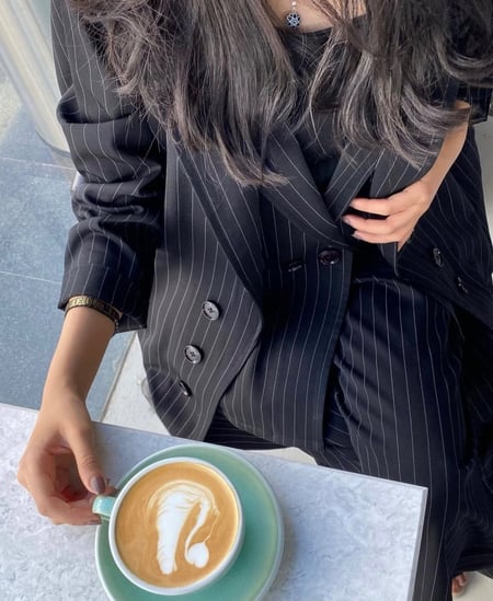 ثلاث قطع رسمية سوداء - 072