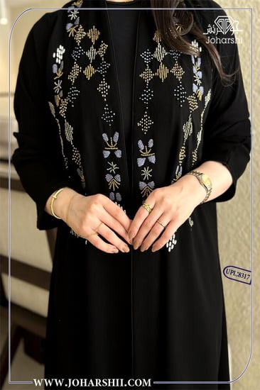 عباية شروق شك من الامام بعدة اللوان