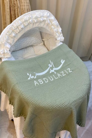 بطانية مواليد بالاسم حسب الطلب