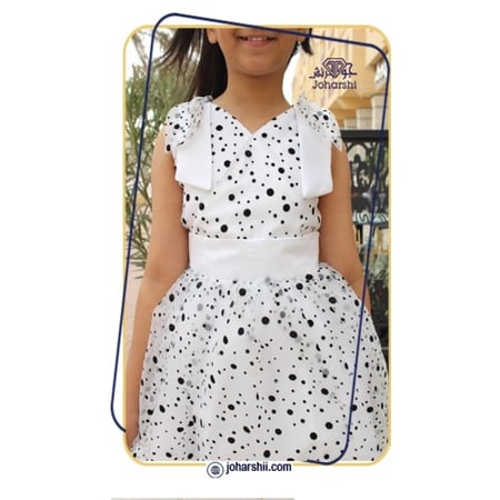 فستان اطفال منفوش Stars