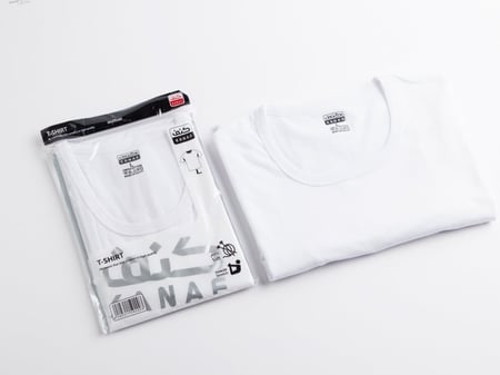 فانيلة قطن نصف كم شبابي