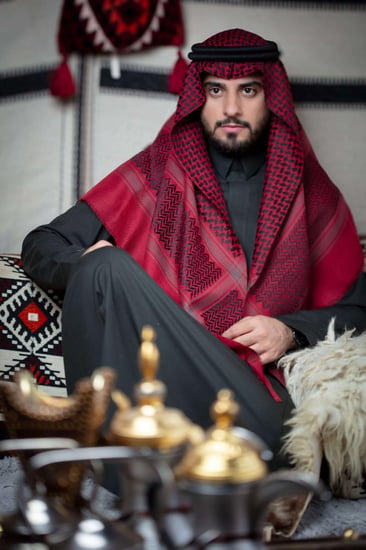 شماغ ملون
