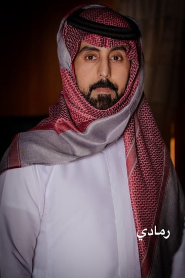 غترة شتوي ملون