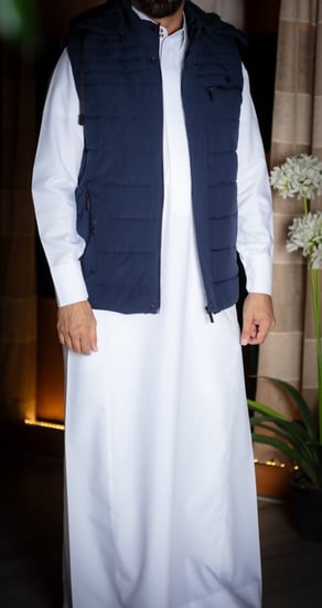 سترة منفوخ رجالي سادة