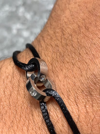 اسورة كارتير  اسود وسلفر