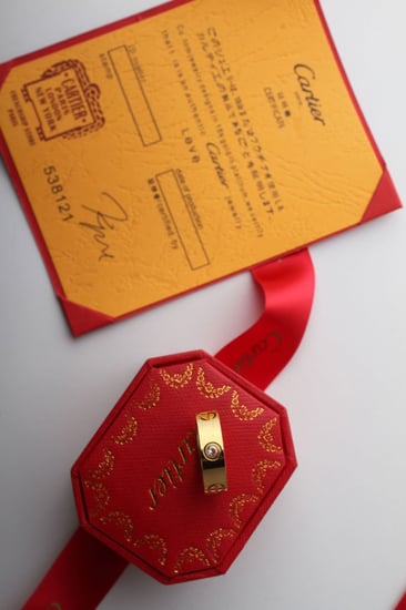 خاتم كارتير قولد نسائي