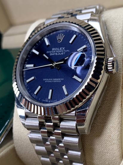 ساعة ديجاست كحلي كوبي سويسري