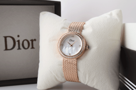 ساعة ديور روز قولد