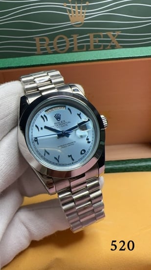 ساعة رولكس عربي