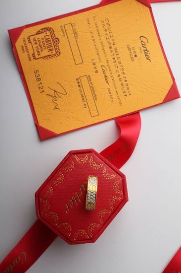 خاتم كارتير فل دايمون قولد