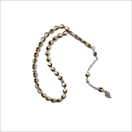 سبحة فضة قفص