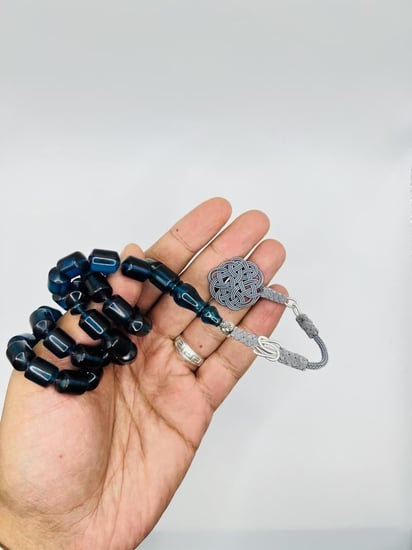 سبحة من خام البكلايت البلجيكي المعالج مزودة بشراب طرابزون
