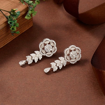 حلق فضة طويل