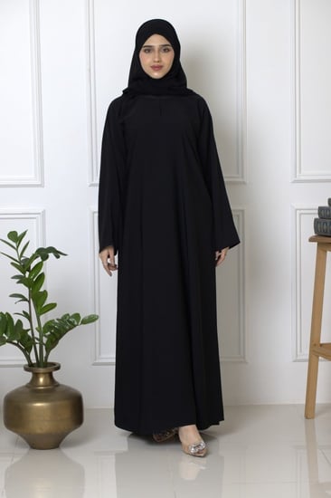 عباية حرير ملكي ربع كلوش