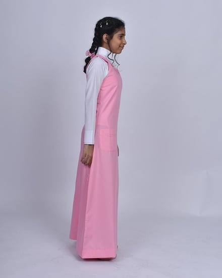 مريول ابتدائي وردي موديل 13018