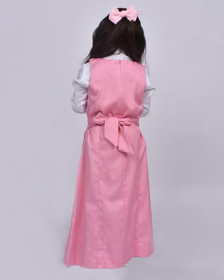 مريول ابتدائي وردي موديل 13008