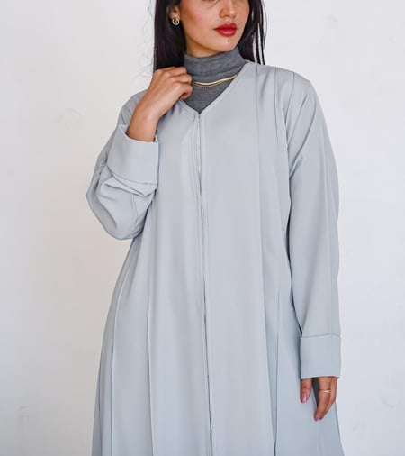عباية ملونه قماش نواعم