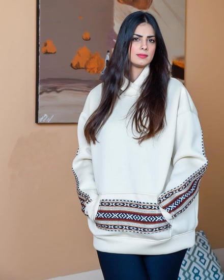 بلوفر مطرز تراثي