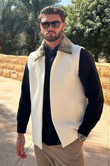 سديري ابيض رجالي