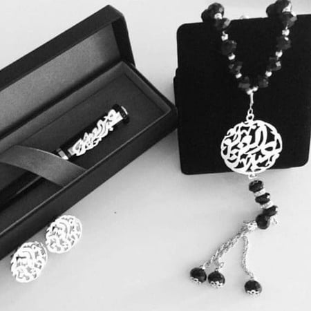 طقم رجالي سبحه وقلم وكبك حسب الطلب