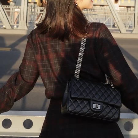 حقيبة 2-55 أسود صغيره