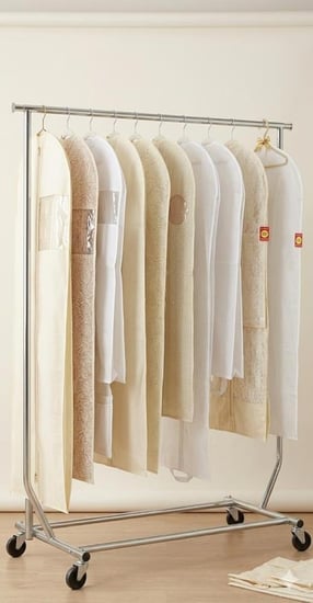 اكياس فساتين محططه  طولي