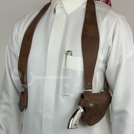 محزم مسدس أبو محالة جلد كامل لون مموه