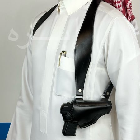 محزم مسدس نص جلد سنقل لون اسود