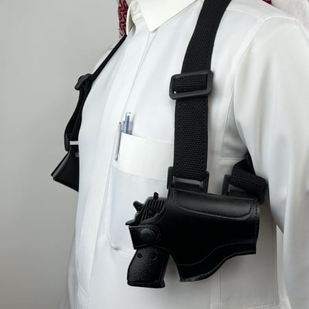 محزم مسدس ربع مطاط كامل ثلاث الوان للمسدسات الربع(زينة)