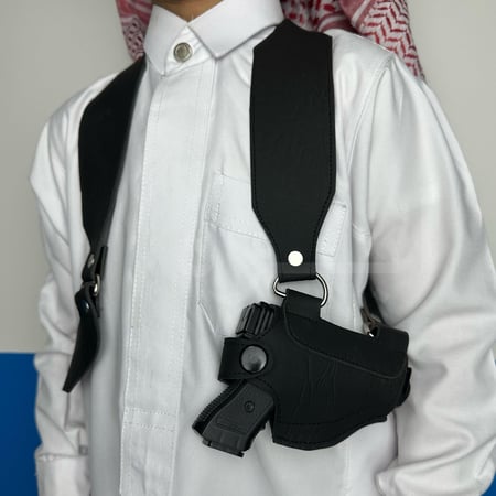 محزم  لون اسود ساده  للأطفال