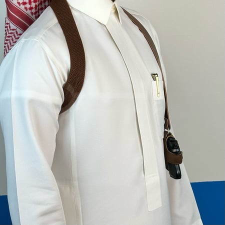 محزم مسدس ربع جلد سنقل لون مموه