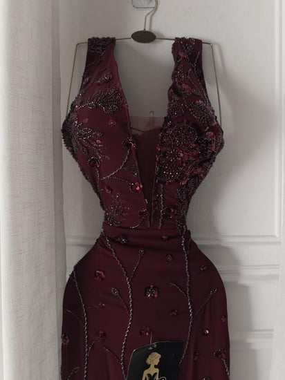 فستان سهره عودي