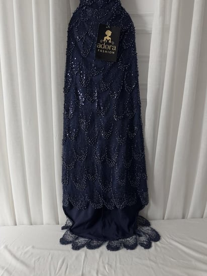 فستان سهره كحلي
