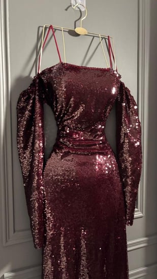 فستان سهرة الترتر