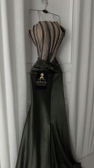 فستان سهره فصوص لولو