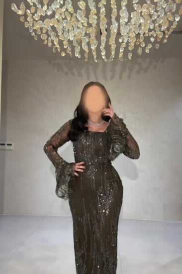 فستان سهره زيتي