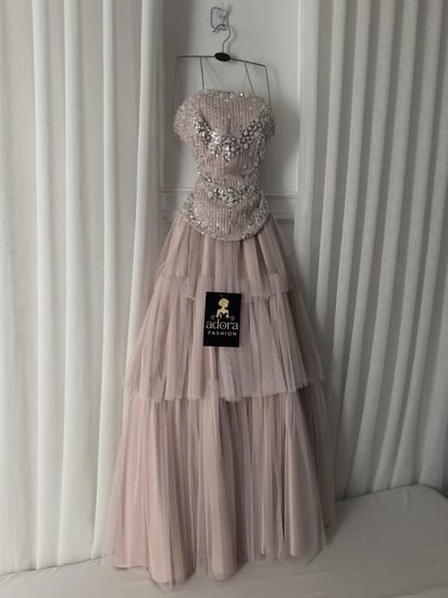 فستان سهرة نود