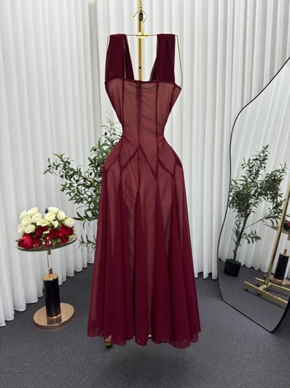 فستان العيد ثلاثه الوان