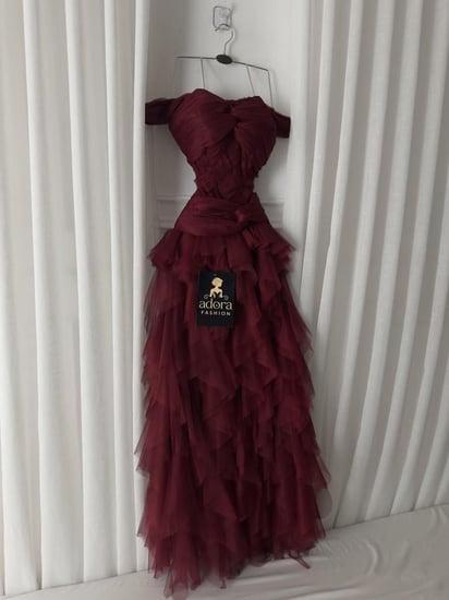 فستان سهره تل