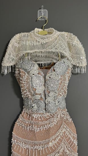 فستان سهره كريستالات