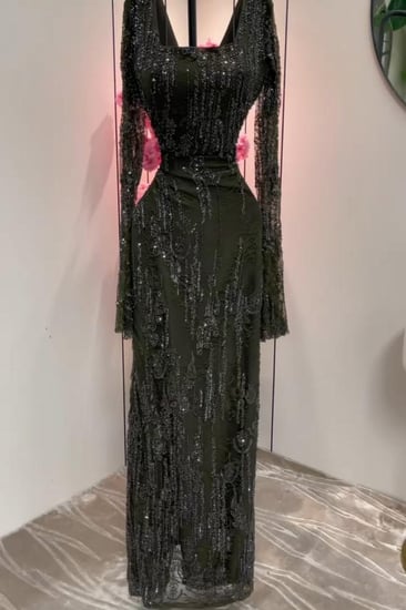 فستان سهره زيتي