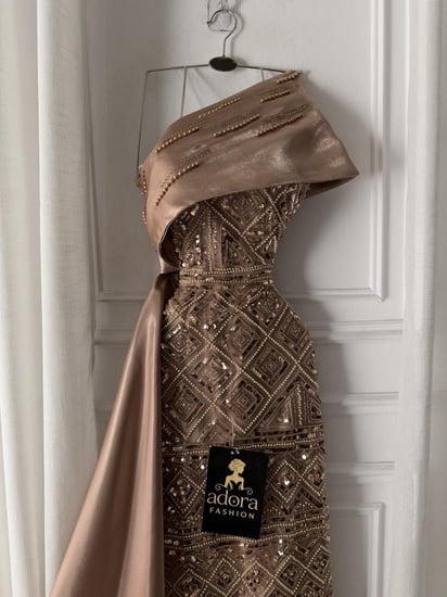 فستان سهره لمعه