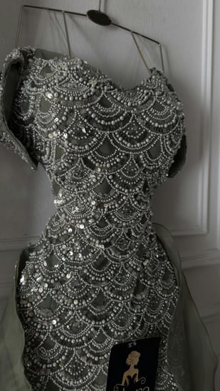 فستان سهره اوفر شولدر