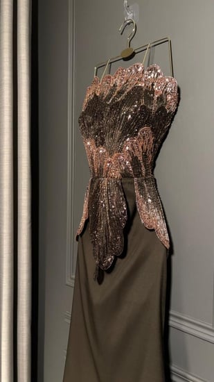 فستان سهرة شك