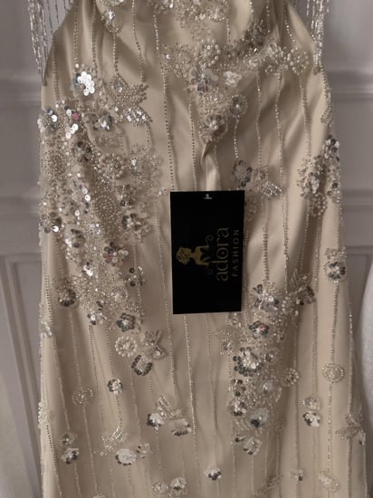 فستان سهرة  مطرز