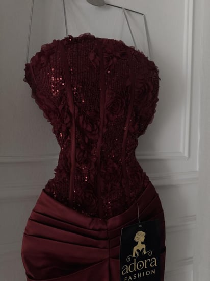 فستان سهره احمر