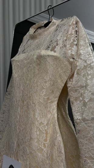 فستان دانتيل بيج